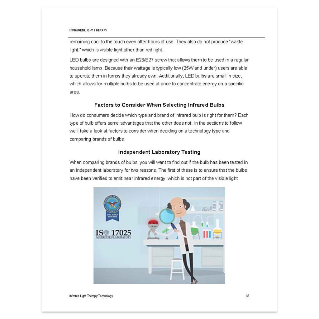 Infrared Light Therapy for Recovery, Fitness, Skin Care, and Total-Body Wellness