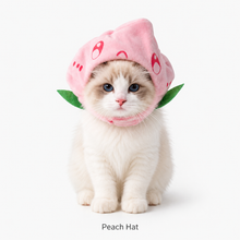 Load image into Gallery viewer, Cute Fruit &amp; Vegetable Pet Hat Collection Banana Corn Peach Apple Cat Costume Hat for Cats &amp; Small Dogs