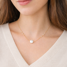 Load image into Gallery viewer, Coin Pearl Necklace