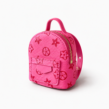 Load image into Gallery viewer, Luxury Mini Backpack Dog Waste Bag Holder – Boutique Pet Poop Bag Dispenser Purse with Front Pocket Design
