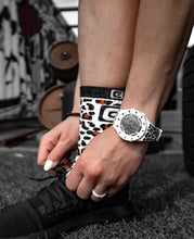 Load image into Gallery viewer, Coliseum Fit™ Forum - Cheetah Edition (White/Black) Watch