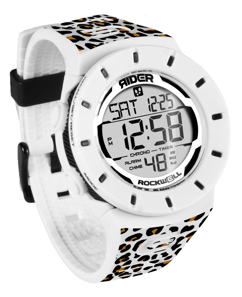 Coliseum Fit™ Forum - Cheetah Edition (White/Black) Watch