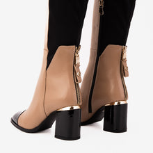 Load image into Gallery viewer, The Verona Cream Leather Knee High Women Boot