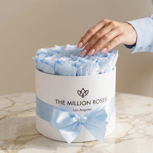 Load image into Gallery viewer, Classic White Box | Light Blue Roses