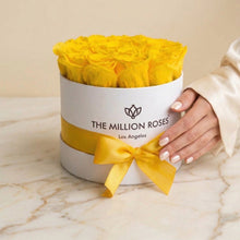 Load image into Gallery viewer, Classic White Box | Yellow Roses