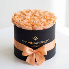 Load image into Gallery viewer, Classic Black Box | Peach Roses