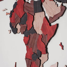 Load image into Gallery viewer, 3D Wooden World Map Cliff