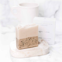 Load image into Gallery viewer, Coffee + Cream Handmade Tallow and Goat Milk Soap Bar