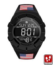 Load image into Gallery viewer, Coliseum Fit™ Flags of The World Edition N-Z (Phantom Black) Watch
