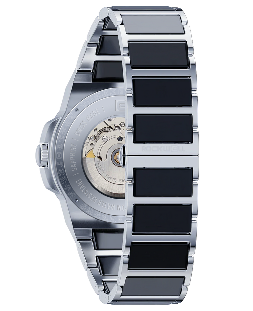 Commander Elite Automatic (Silver/Black Ceramic) Watch