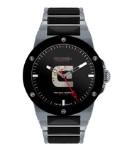 Load image into Gallery viewer, Commander Elite Automatic (Silver/Black Ceramic) Watch