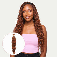 Load image into Gallery viewer, Copper Deep Wave Color 350 Bulk 100% Human Braiding Hair