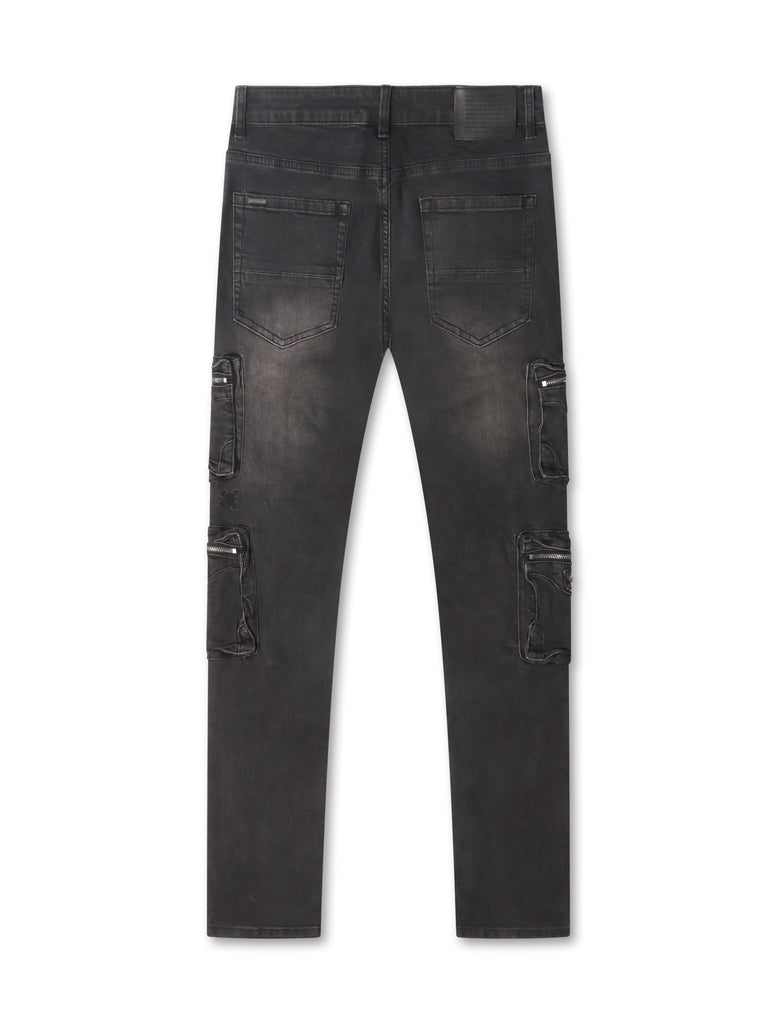 Serenede Poppy Cargo Skinny Jeans - Black