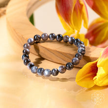 Load image into Gallery viewer, The Empath’s Cord Cutter – Black Moonstone Bracelet