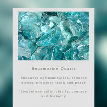 Load image into Gallery viewer, Aquamarine Quartz Silver Airie Earring