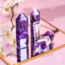 Load image into Gallery viewer, Cycle Breaker - Chevron Amethyst Point of Transformation