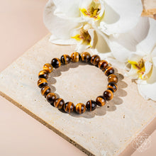 Load image into Gallery viewer, Built to Win – 7A Grade Tiger’s Eye Bracelet