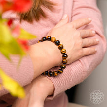 Load image into Gallery viewer, Built to Win – 7A Grade Tiger’s Eye Bracelet
