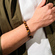 Load image into Gallery viewer, Built to Win – 7A Grade Tiger’s Eye Bracelet