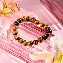 Load image into Gallery viewer, Built to Win – 7A Grade Tiger’s Eye Bracelet