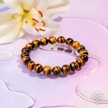 Load image into Gallery viewer, Built to Win – 7A Grade Tiger’s Eye Bracelet