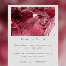 Load image into Gallery viewer, Rhodolite Garnet Ballet Necklace