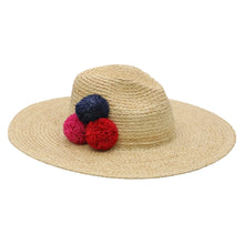Load image into Gallery viewer, Peter Grimm Coral - Straw Wide Brim Hat