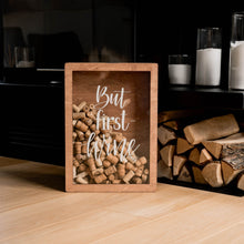 Load image into Gallery viewer, Wine Cork Box – But First, Wine