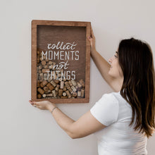 Load image into Gallery viewer, Wine Cork Box – Collect Moments, Not Things