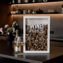Load image into Gallery viewer, Wine Cork Box – Wine Because No Great Story Started with a Salad