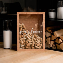 Load image into Gallery viewer, Wine Cork Box – Wine Lover