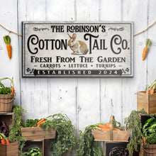 Load image into Gallery viewer, Vintage Cottontail Co Easter Sign