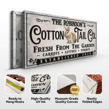 Load image into Gallery viewer, Vintage Cottontail Co Easter Sign