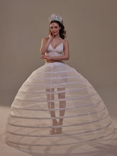 Load image into Gallery viewer, Crinoline Petticoat Skirt ,Hoop Skirt for Ball Gown,  Wedding &amp; Quinceañera Underskirt