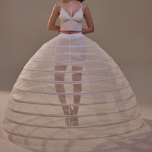 Load image into Gallery viewer, Crinoline Petticoat Skirt ,Hoop Skirt for Ball Gown,  Wedding &amp; Quinceañera Underskirt