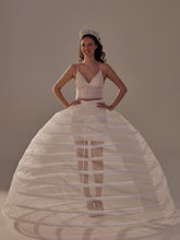 Load image into Gallery viewer, Crinoline Petticoat Skirt ,Hoop Skirt for Ball Gown,  Wedding &amp; Quinceañera Underskirt
