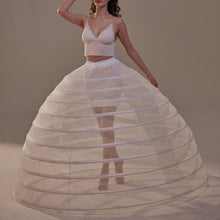Load image into Gallery viewer, Crinoline Petticoat Skirt ,Hoop Skirt for Ball Gown,  Wedding &amp; Quinceañera Underskirt