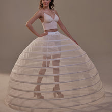 Load image into Gallery viewer, Crinoline Petticoat Skirt ,Hoop Skirt for Ball Gown,  Wedding &amp; Quinceañera Underskirt