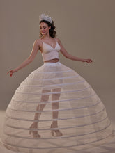 Load image into Gallery viewer, Crinoline Petticoat Skirt ,Hoop Skirt for Ball Gown,  Wedding &amp; Quinceañera Underskirt