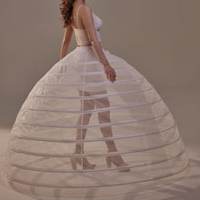 Load image into Gallery viewer, Crinoline Petticoat Skirt ,Hoop Skirt for Ball Gown,  Wedding &amp; Quinceañera Underskirt