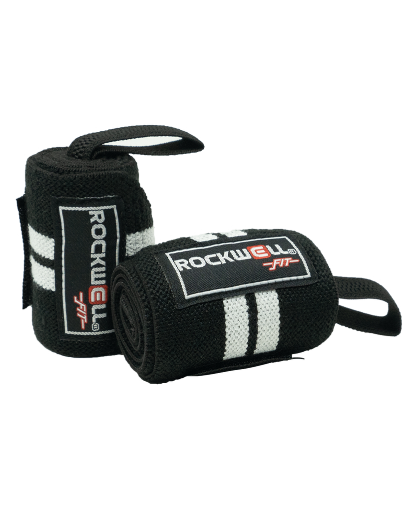 Rockwell Fit™ Wrist Wraps - 24 inch (Black/White)