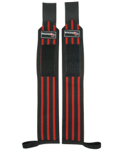 Load image into Gallery viewer, Rockwell Fit™ Wrist Wraps - 18 inch (Black/Red)