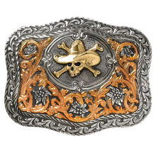 Load image into Gallery viewer, Crumrine Cowboy Skull - Belt Buckle