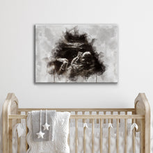 Load image into Gallery viewer, Custom Baby Ultrasound Watercolor Portrait