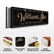 Load image into Gallery viewer, Custom Bar Sign