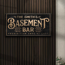 Load image into Gallery viewer, Custom Basement Bar Sign