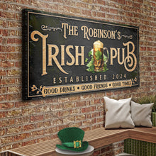 Load image into Gallery viewer, Custom Irish Pub Bar Sign III