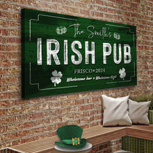 Load image into Gallery viewer, Custom Irish Pub Bar Sign