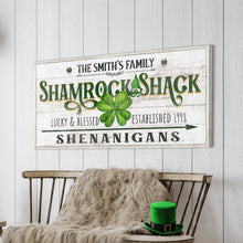 Load image into Gallery viewer, Custom Shamrock Shack Sign