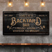 Load image into Gallery viewer, Custom Vintage Rust Basement Bar II